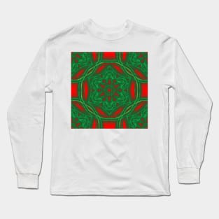 Kaleidoscopes of Christmas stars Long Sleeve T-Shirt